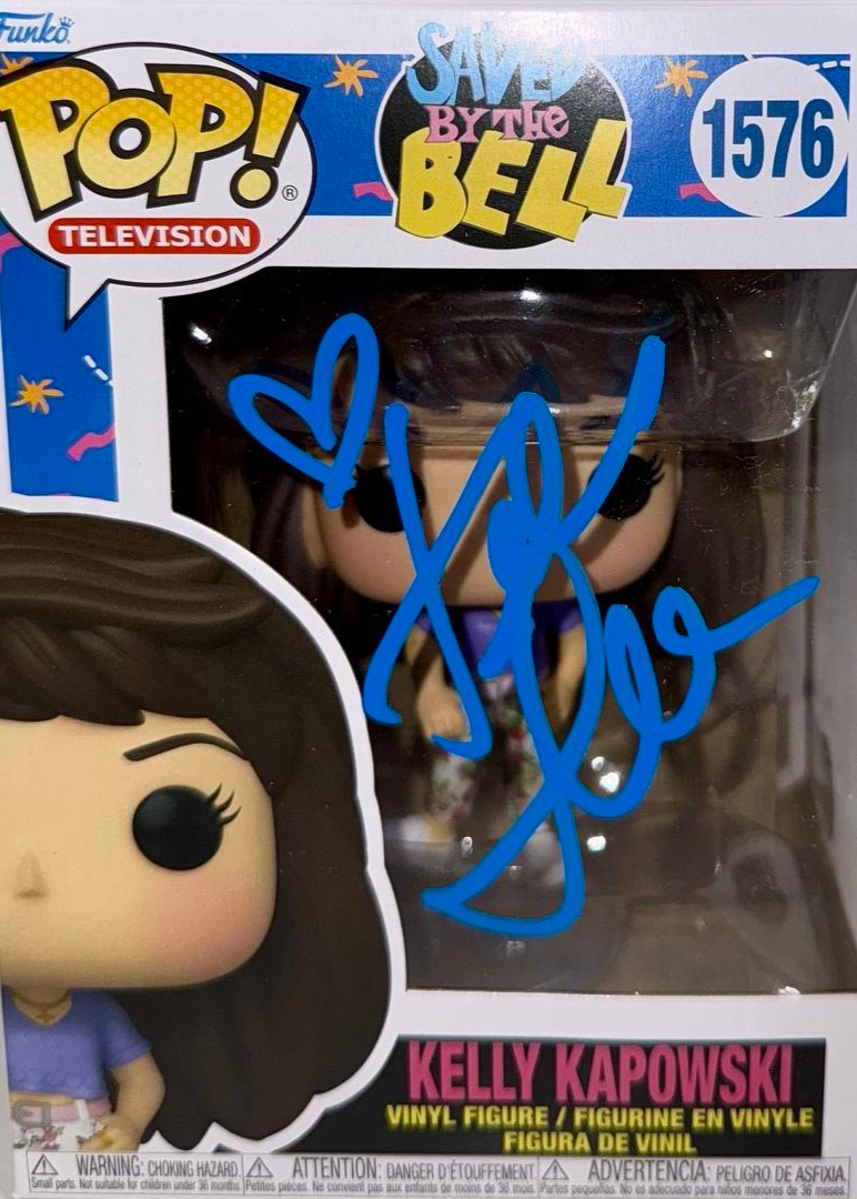 Tiffani Amber Thiessen Signed Funko Pop #1576 "Kelly Kapowski" (Saved By The Bell) - Beckett COA